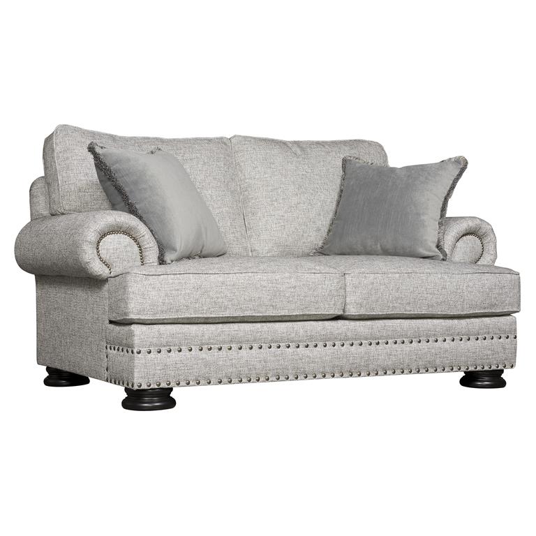 Luxury Foster Fabric Loveseat Modern Italian Style for Villa