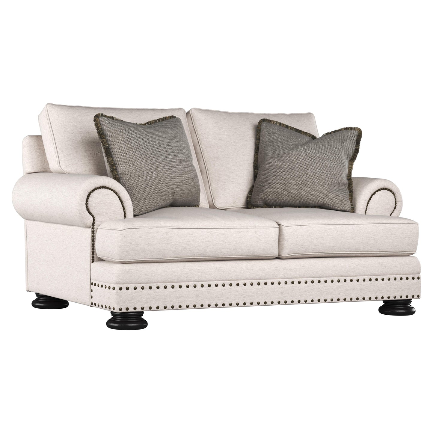 Luxury Foster Fabric Loveseat Modern Italian Style for Villa