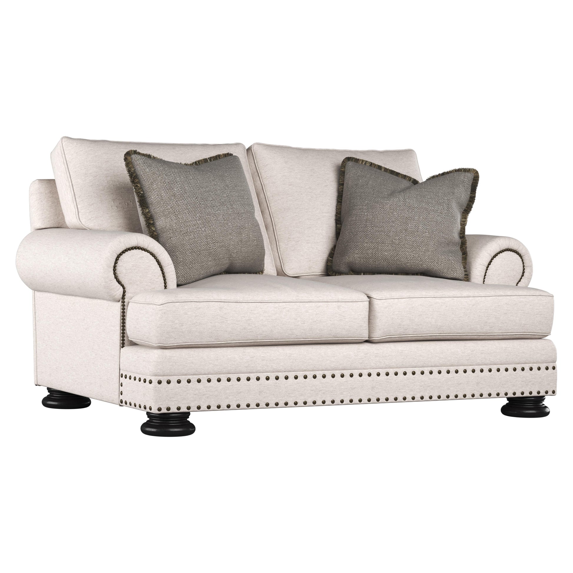 Luxury Foster Fabric Loveseat Modern Italian Style for Villa