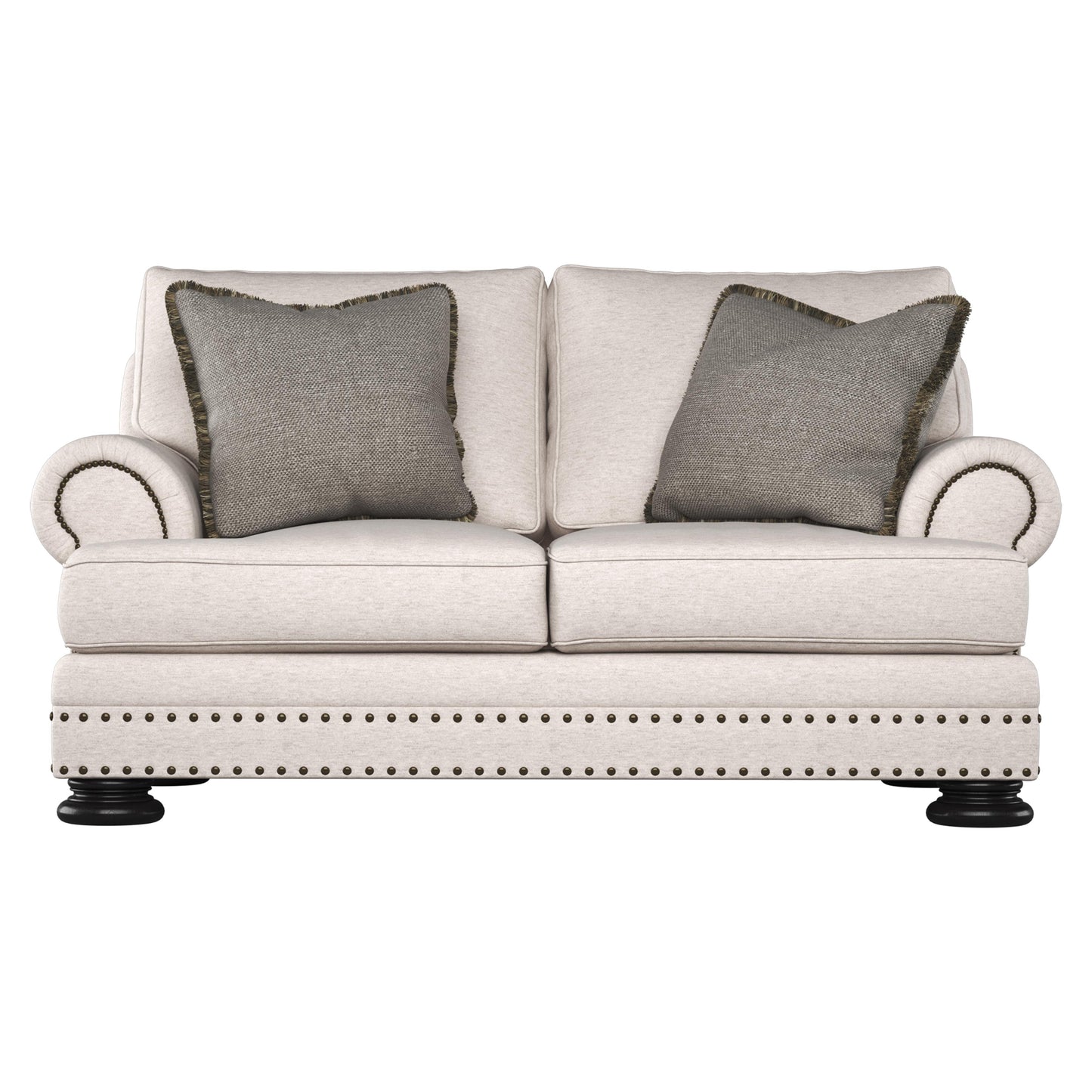 Luxury Foster Fabric Loveseat Modern Italian Style for Villa