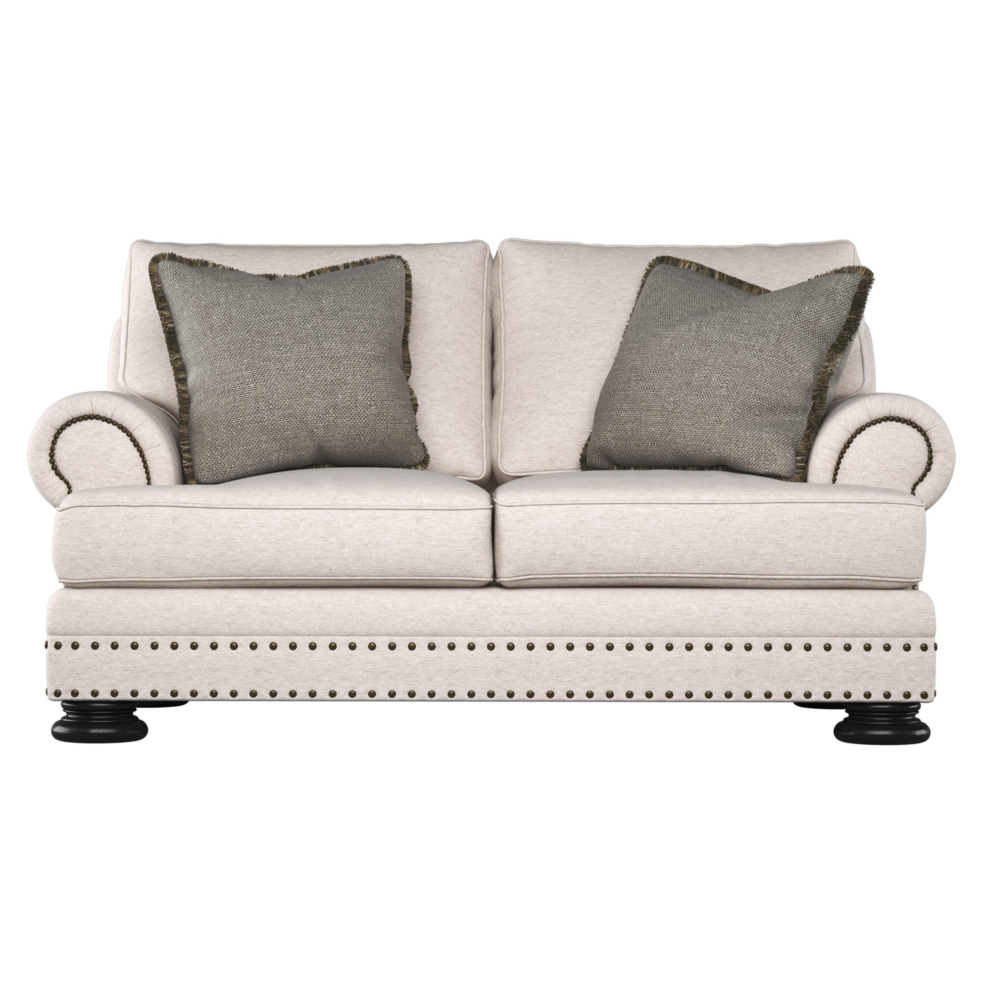 Luxury Foster Fabric Loveseat Modern Italian Style for Villa