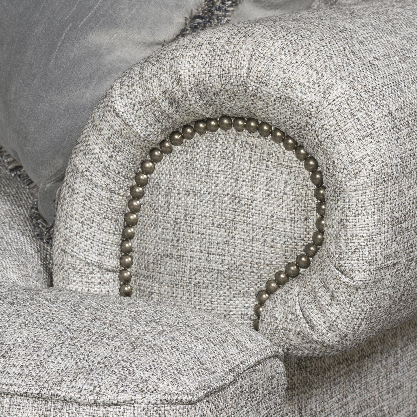 Luxury Foster Fabric Loveseat Modern Italian Style for Villa
