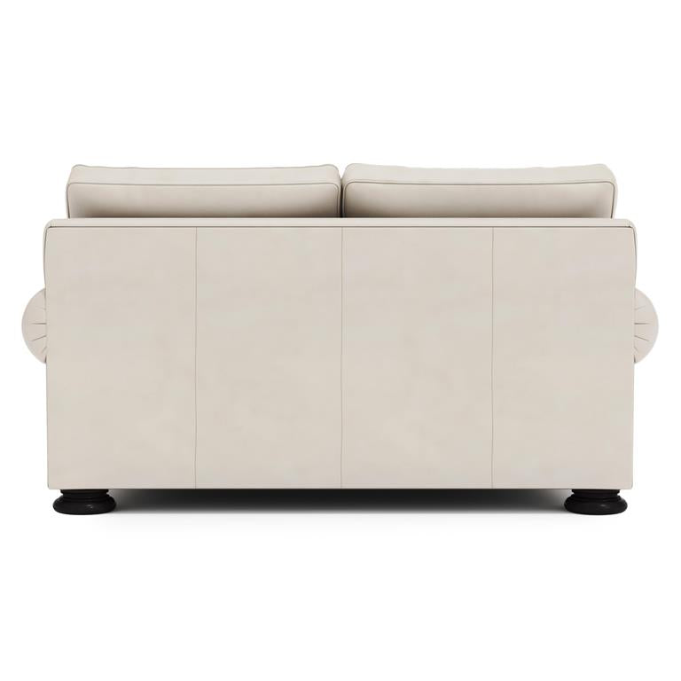 Luxury Foster Leather Loveseat Modern Italian Style for Villa