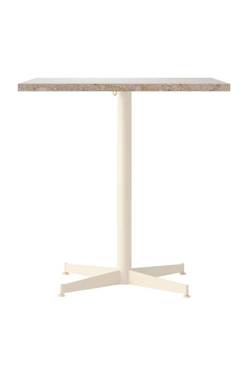 Luxury Four Star Base Rectangular Dining Table Modern Italian Style for Villa