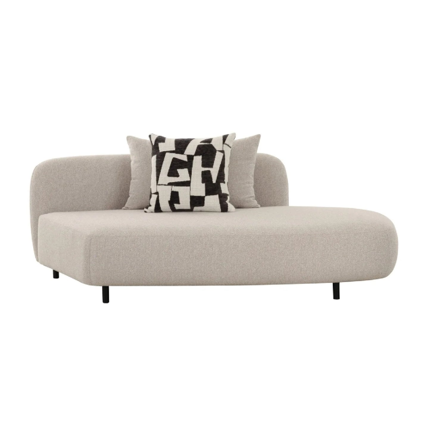 Luxury Free-Form Beige Sectional Sofa Modern Italian Style for Villa