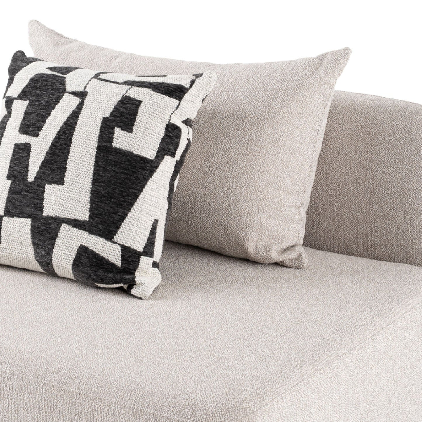 Luxury Free-Form Beige Sectional Sofa Modern Italian Style for Villa