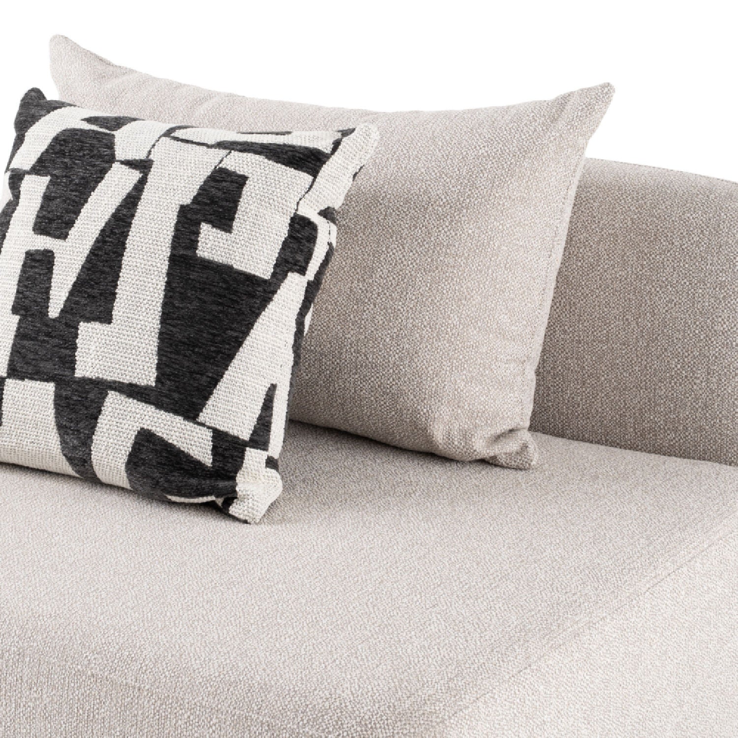 Luxury Free-Form Beige Sectional Sofa Modern Italian Style for Villa