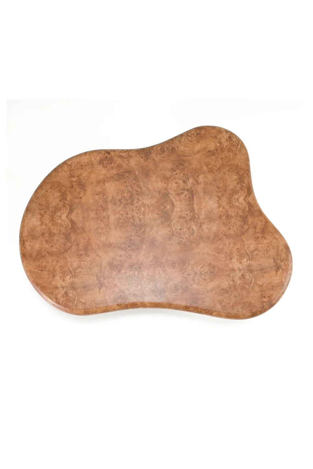 Luxury Freeform Burl Coffee Table Modern Italian Style for Villa