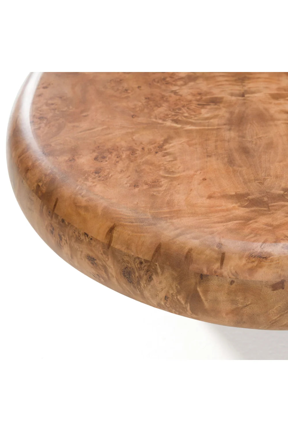 Luxury Freeform Burl Coffee Table Modern Italian Style for Villa