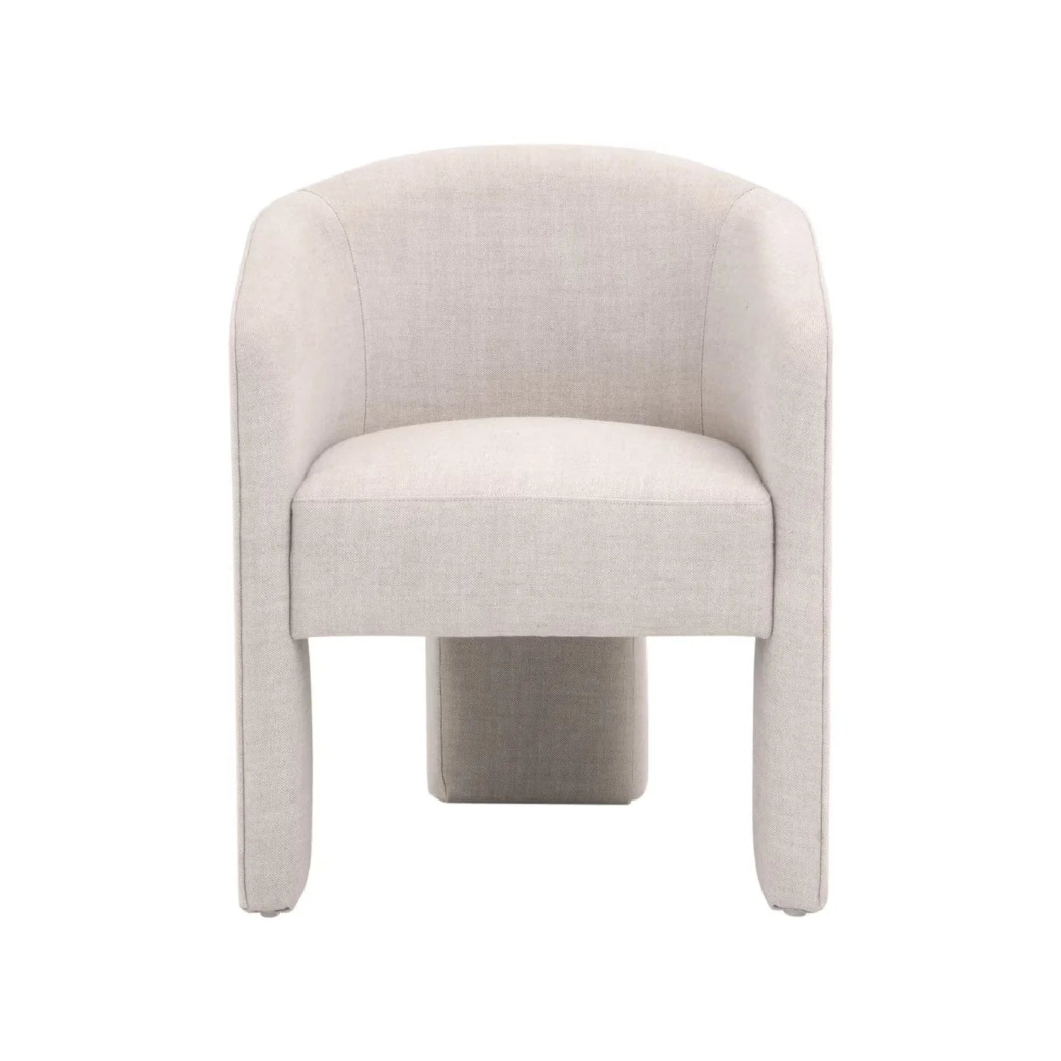 Luxury French Linen Accent Chair Modern Italian Style for Villa