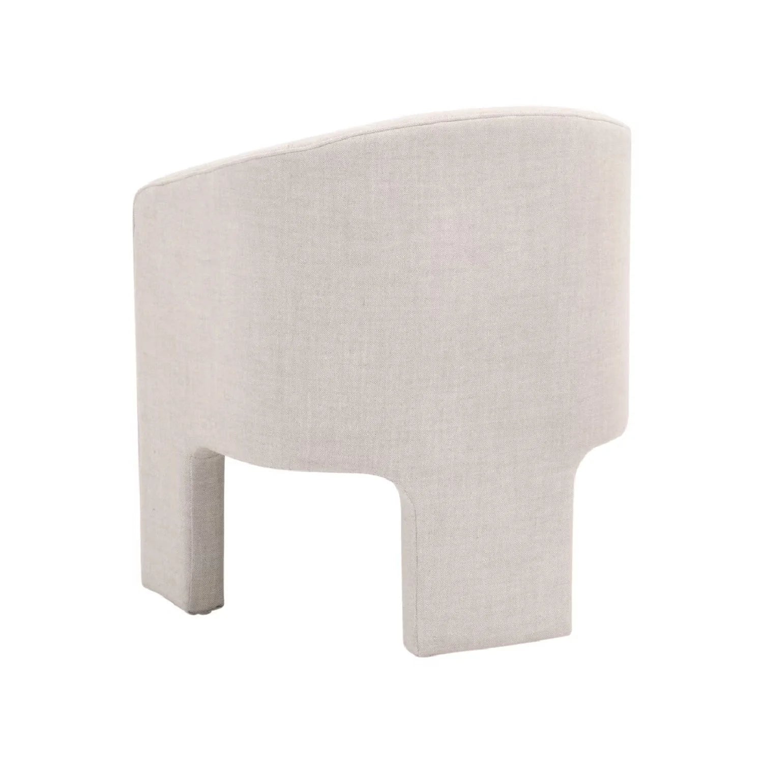 Luxury French Linen Accent Chair Modern Italian Style for Villa