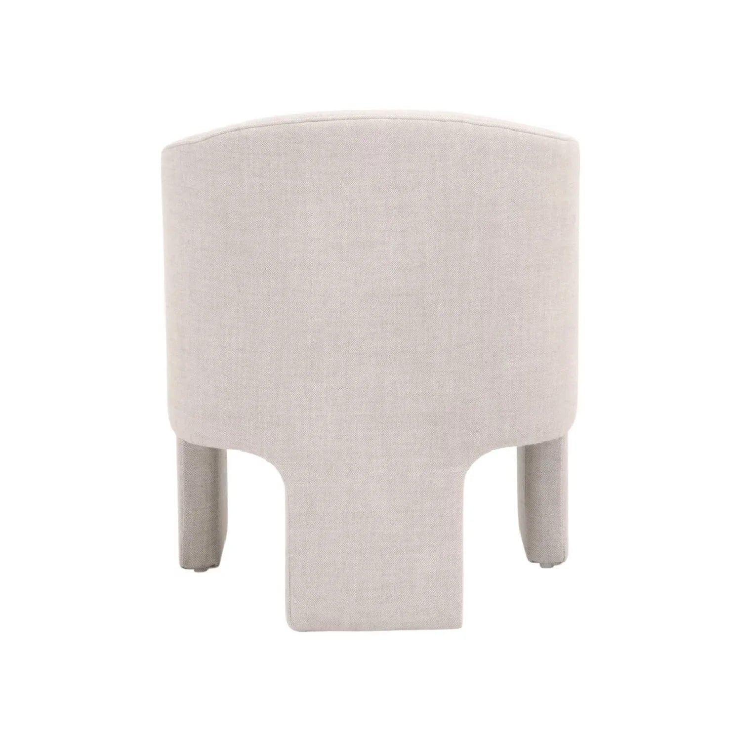 Luxury French Linen Accent Chair Modern Italian Style for Villa