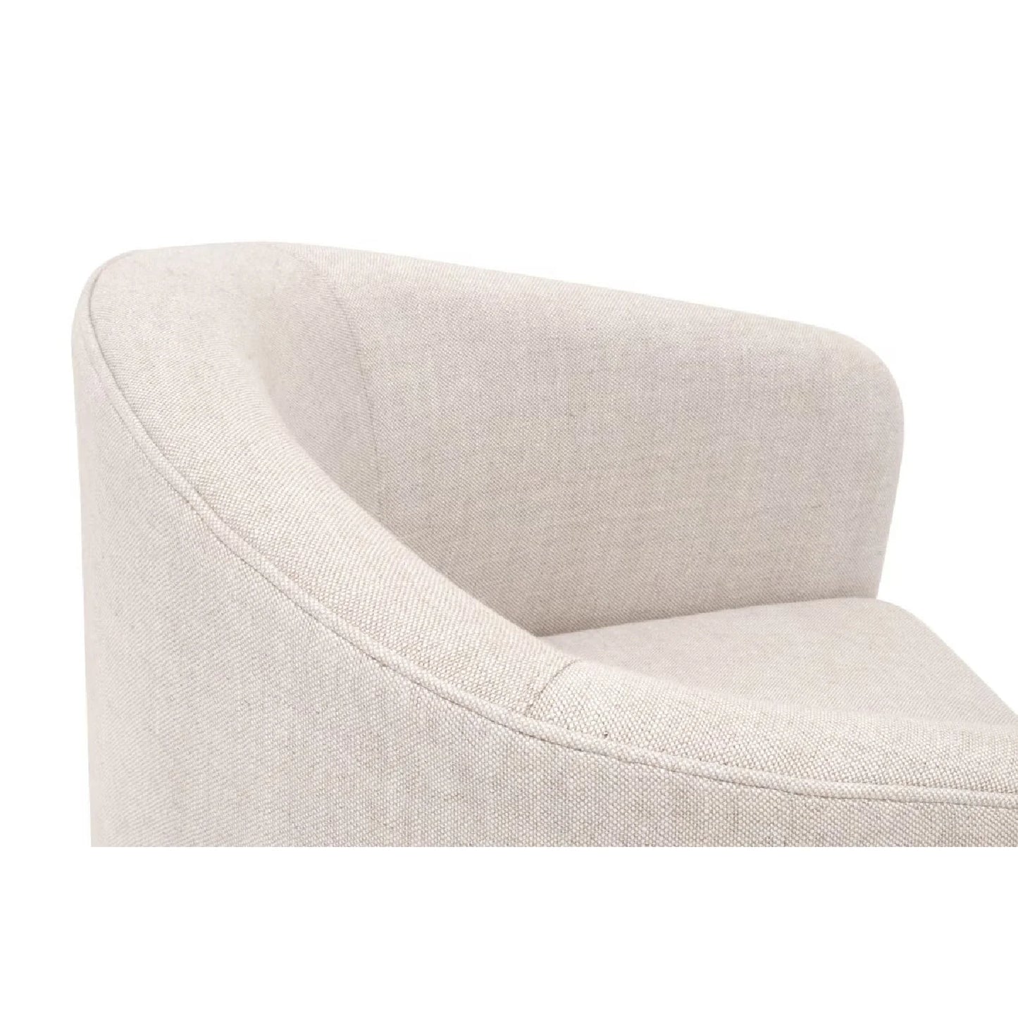 Luxury French Linen Accent Chair Modern Italian Style for Villa