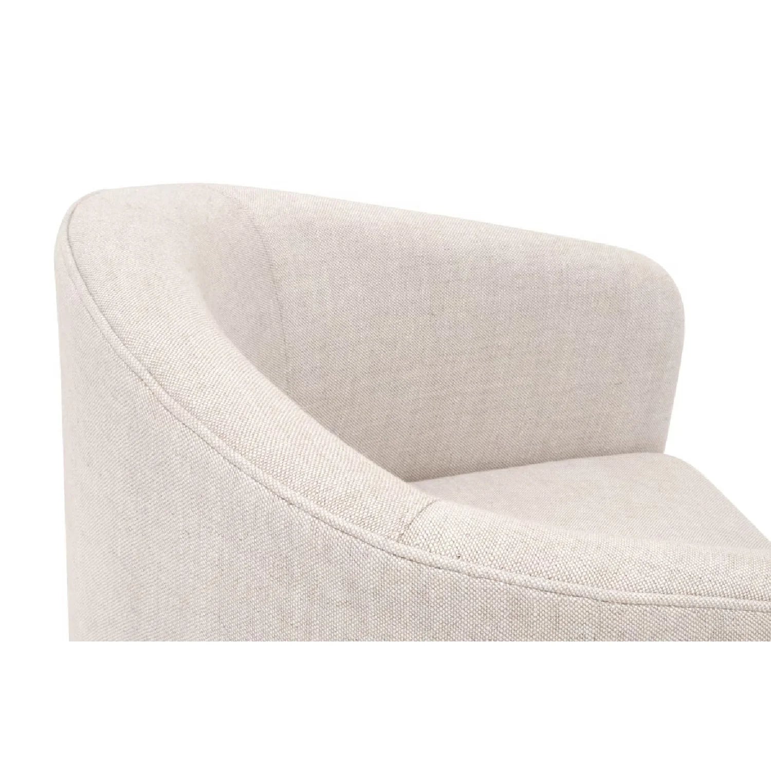 Luxury French Linen Accent Chair Modern Italian Style for Villa