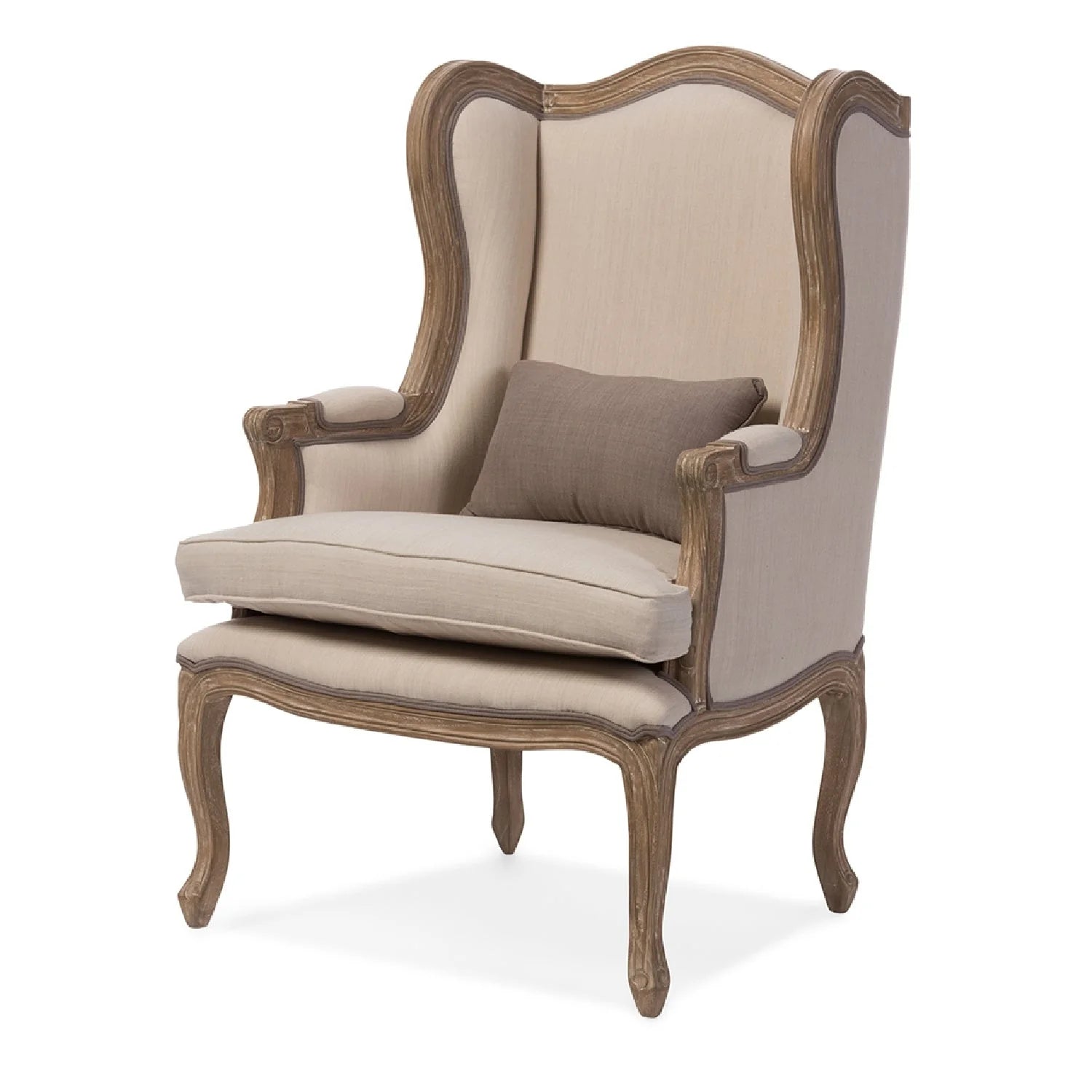 Luxury French Provincial Accent Chair Modern European Style for Villa