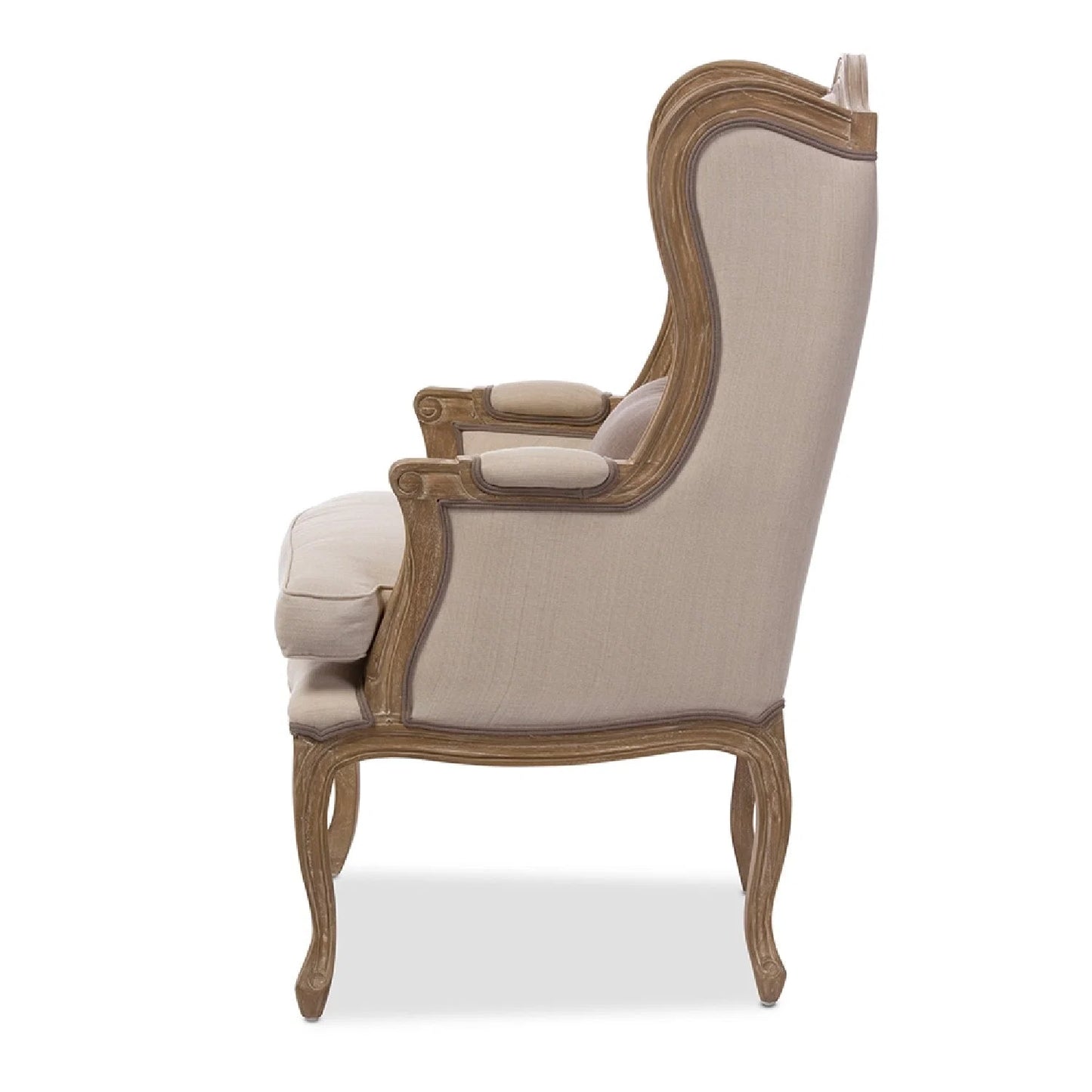 Luxury French Provincial Accent Chair Modern European Style for Villa