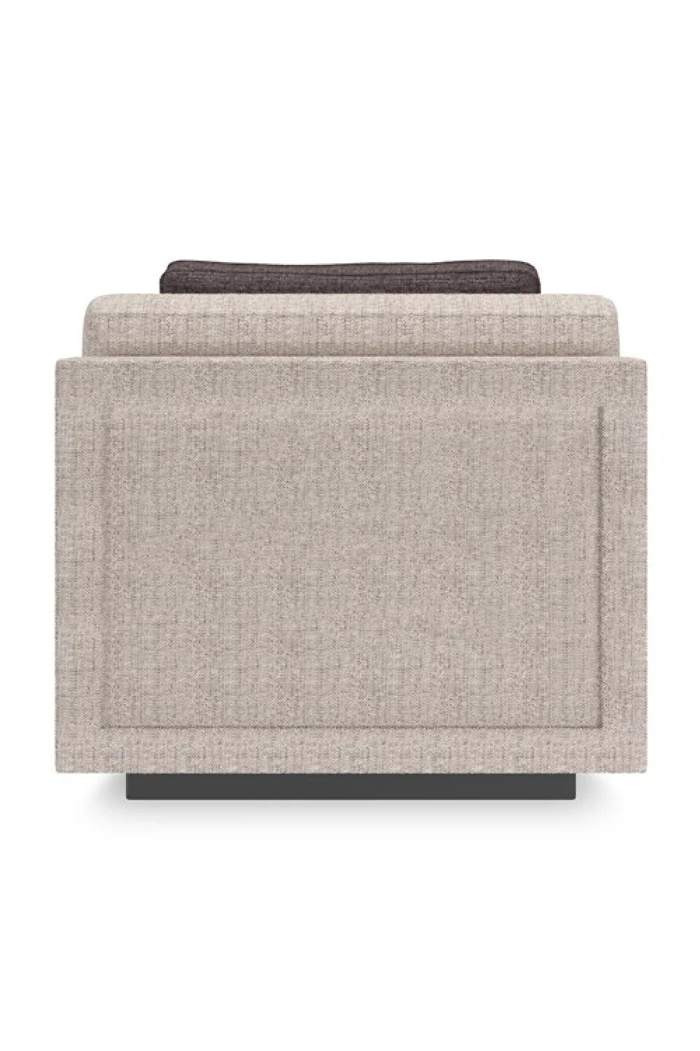Luxury Fusion Fabric Armless Chair Modern Italian Style for Villa