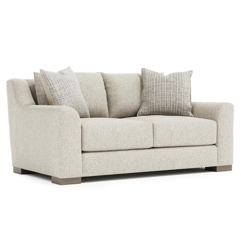 Luxury Gabi Fabric Loveseat Modern Italian Style for Villa