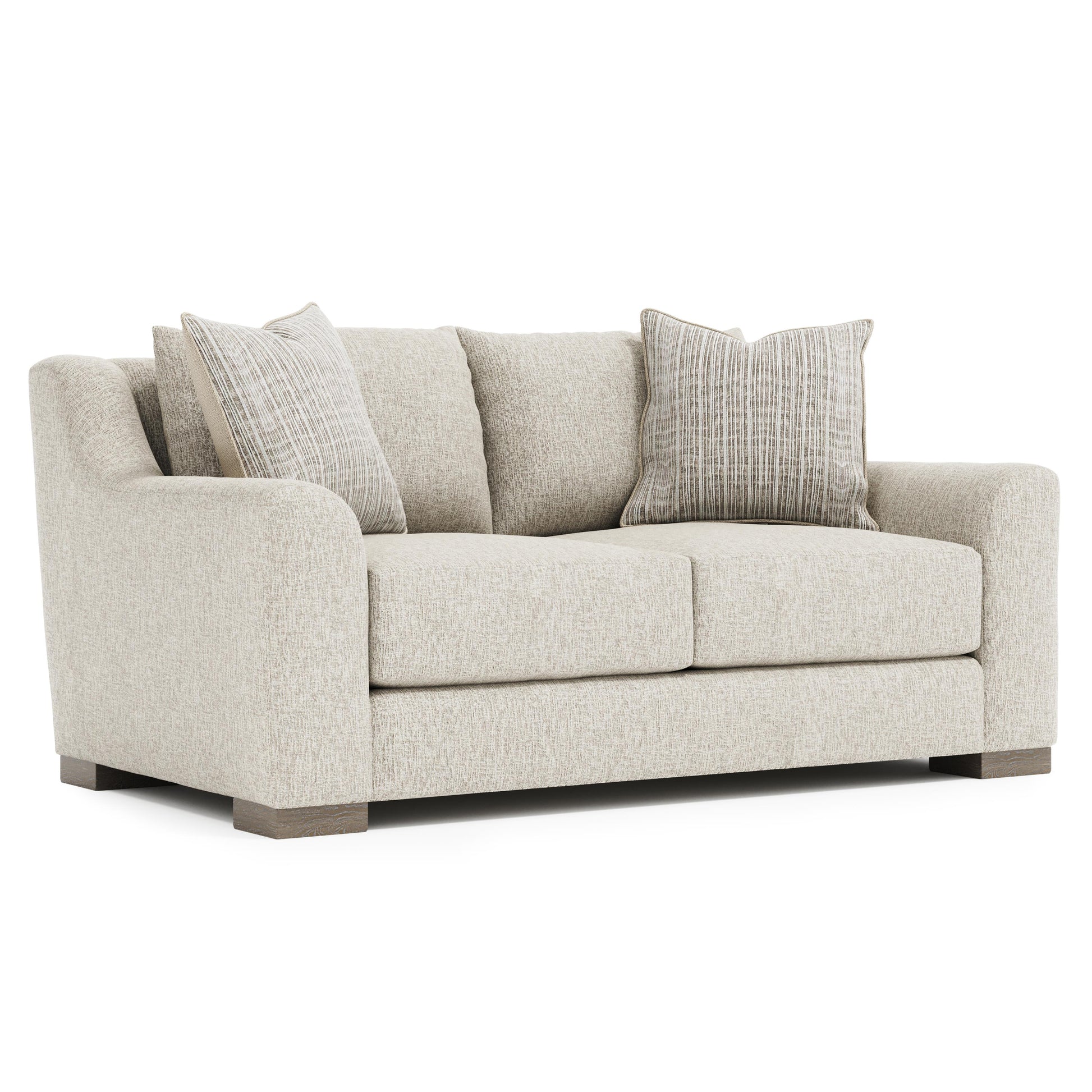 Luxury Gabi Fabric Loveseat Modern Italian Style for Villa