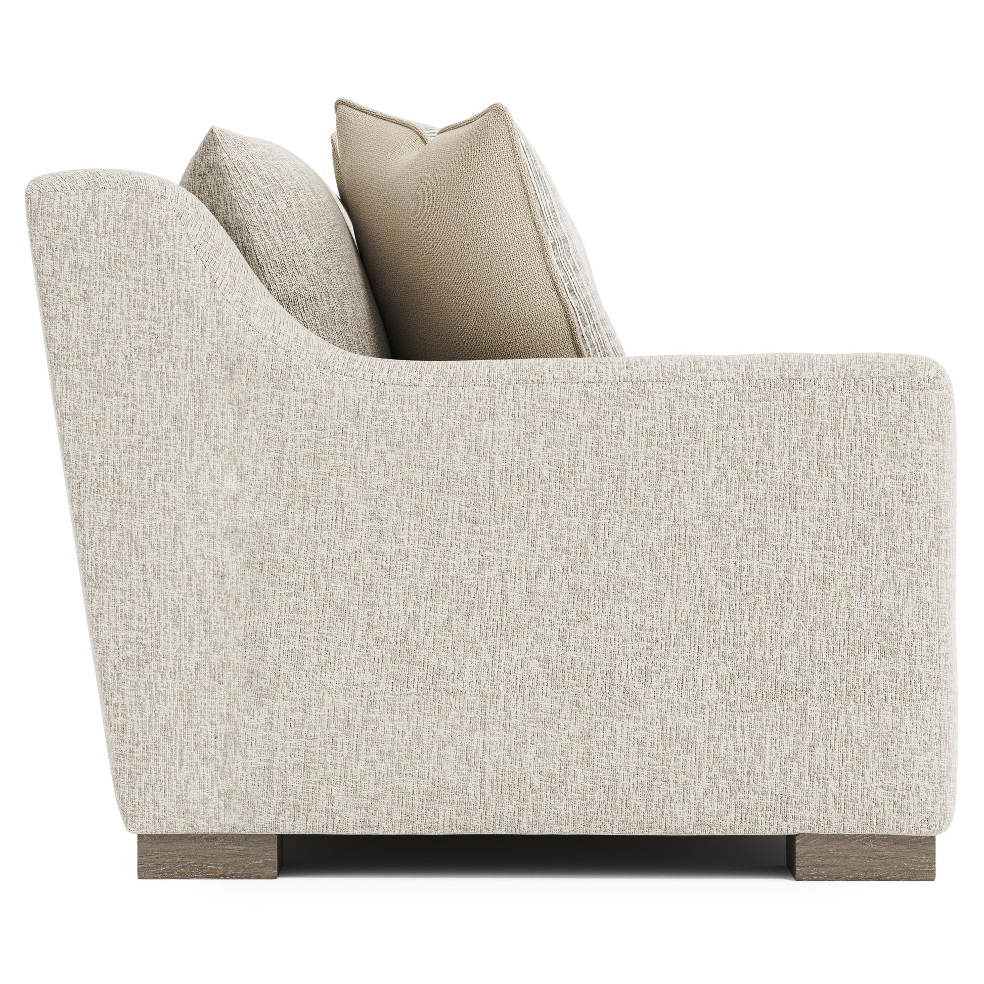 Luxury Gabi Fabric Loveseat Modern Italian Style for Villa