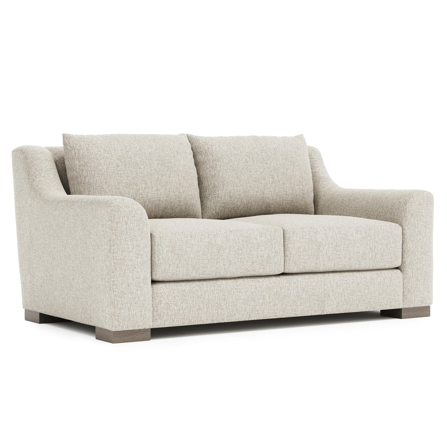 Luxury Gabi Fabric Loveseat Modern Italian Style for Villa