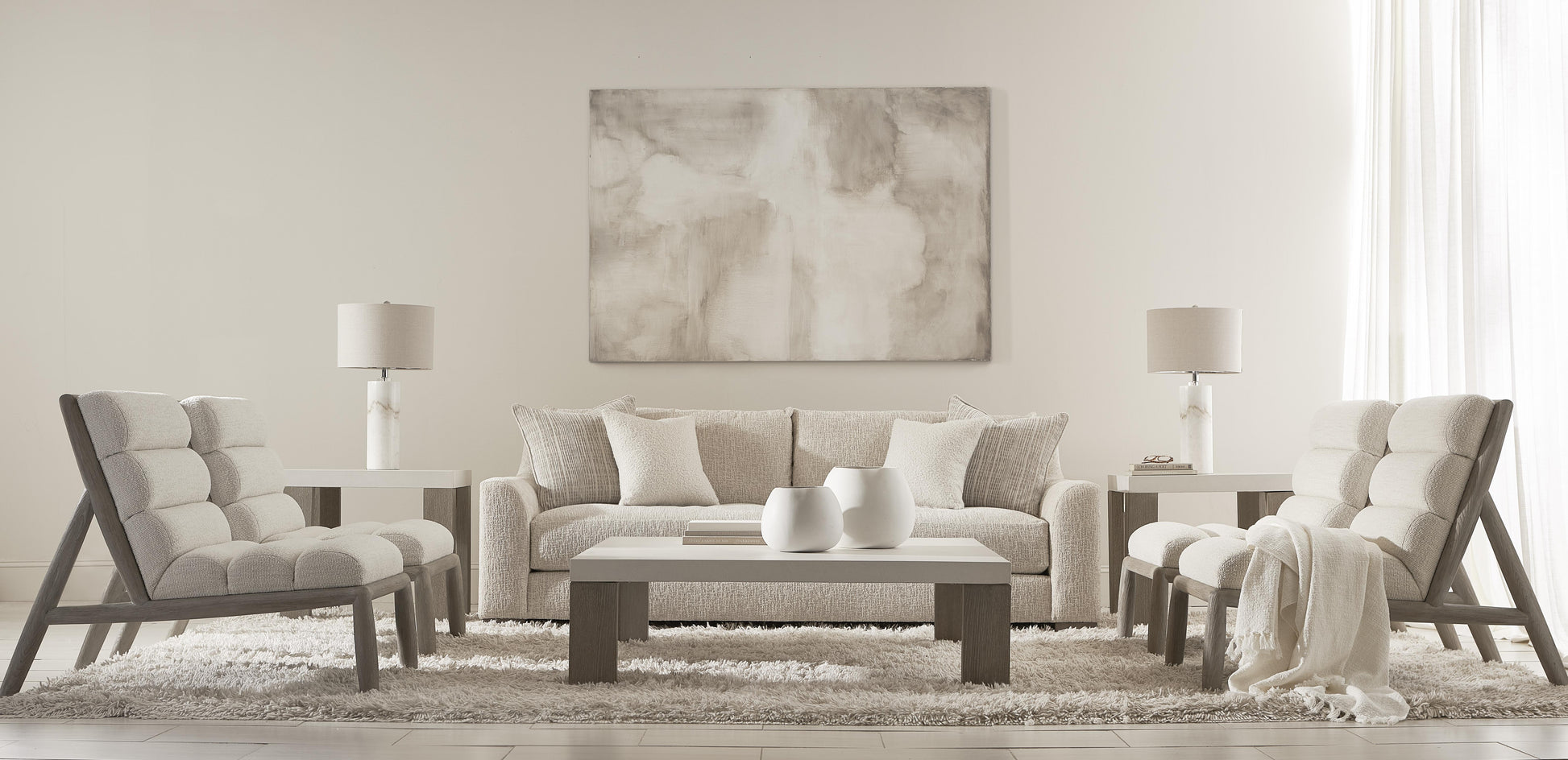 Luxury Gabi Fabric Sofa Modern Italian Style for Villa