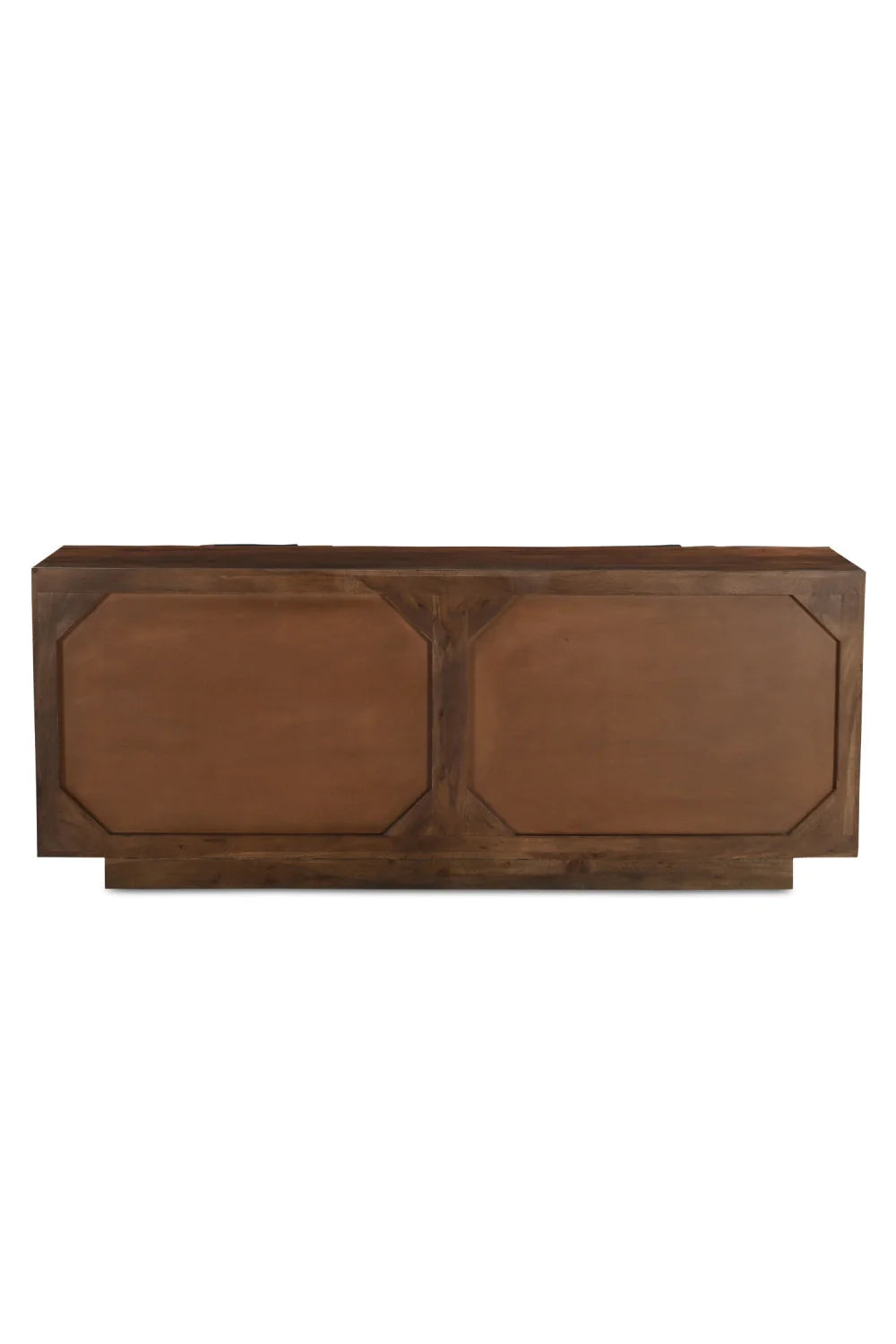 Luxury Geometric Acacia 4-Door Sideboard European Style for Villa