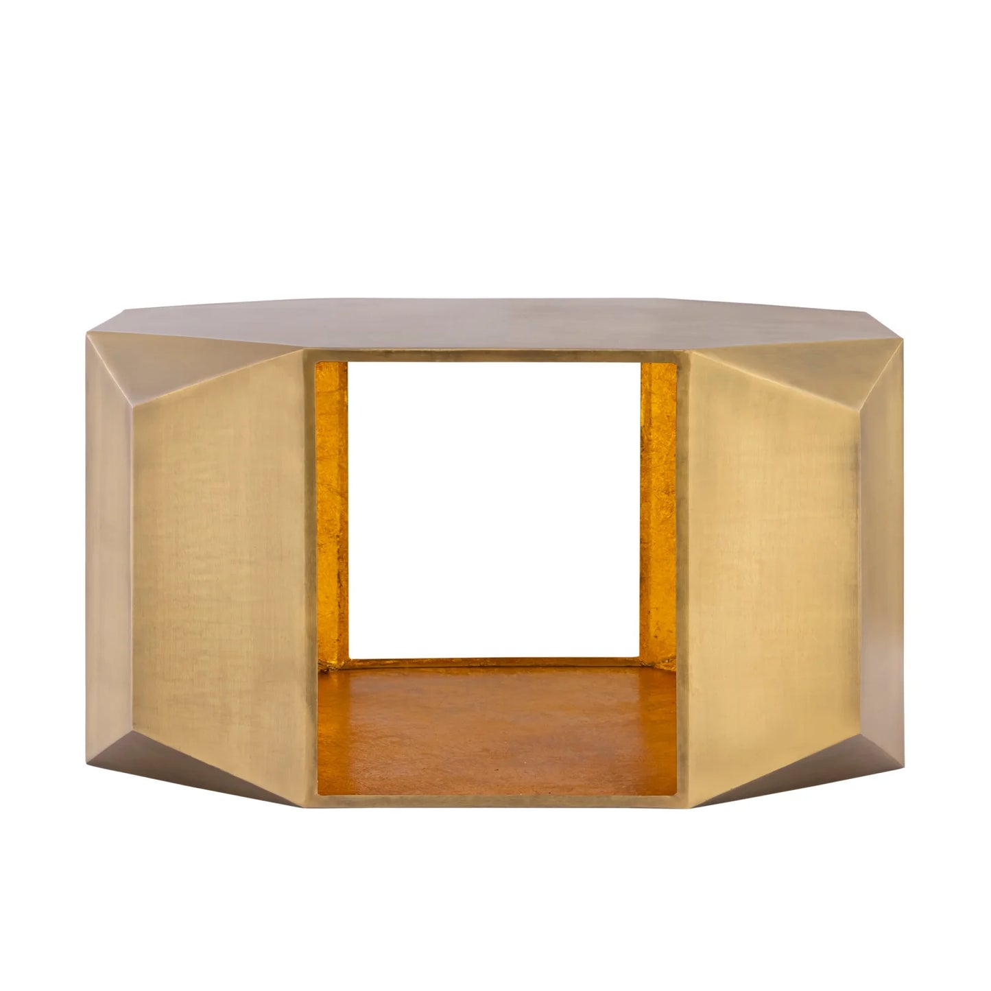 Luxury Geometric Aluminum Coffee Table Modern Italian Style for Villa