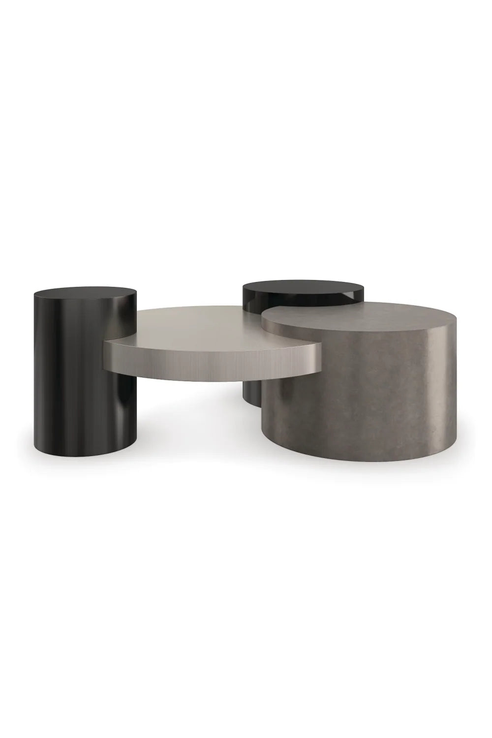 Luxury Geometrical Wood Coffee Table Modern Italian Style for Villa