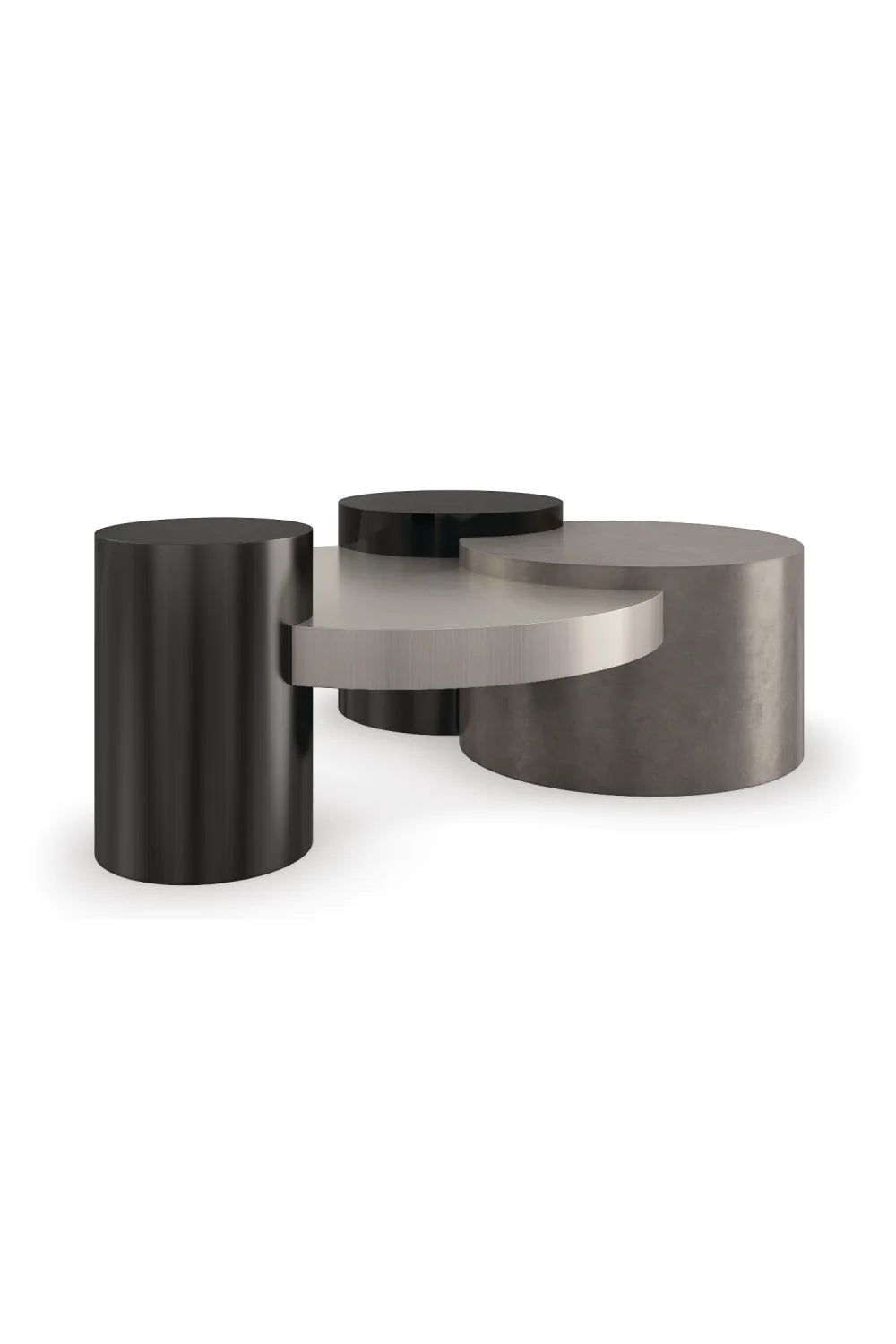 Luxury Geometrical Wood Coffee Table Modern Italian Style for Villa