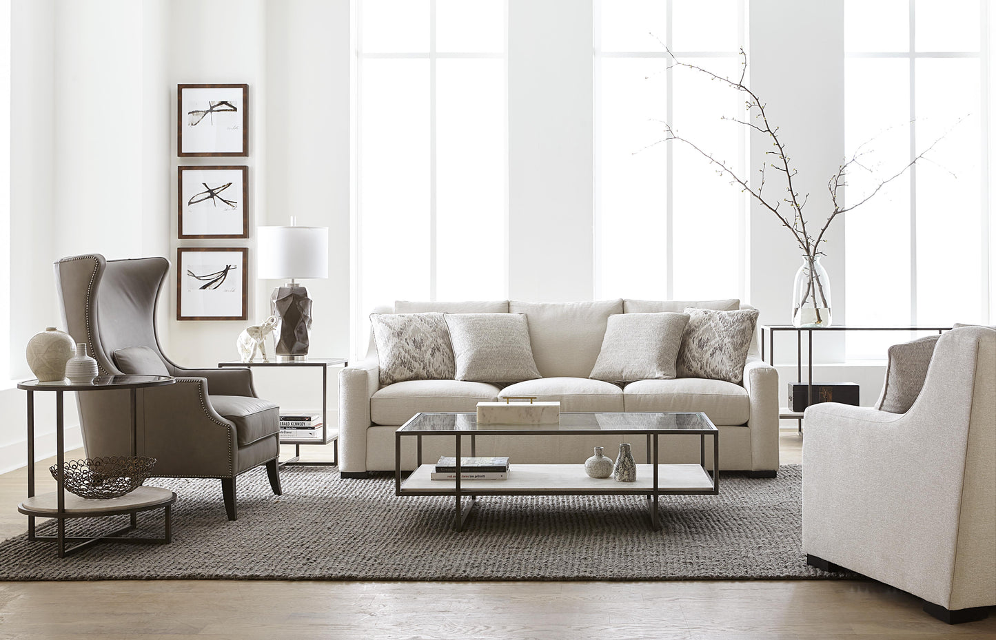 Luxury Germain Fabric Sofa Modern Italian Style for Villa
