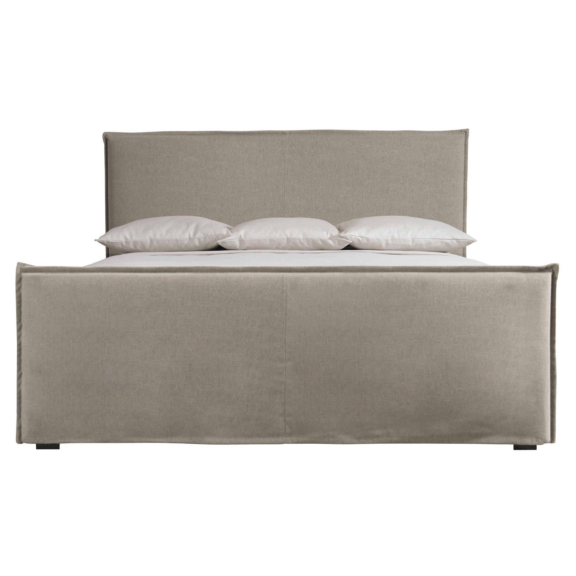 Luxury Gerston Fabric Panel Bed Modern Italian Style for Villa