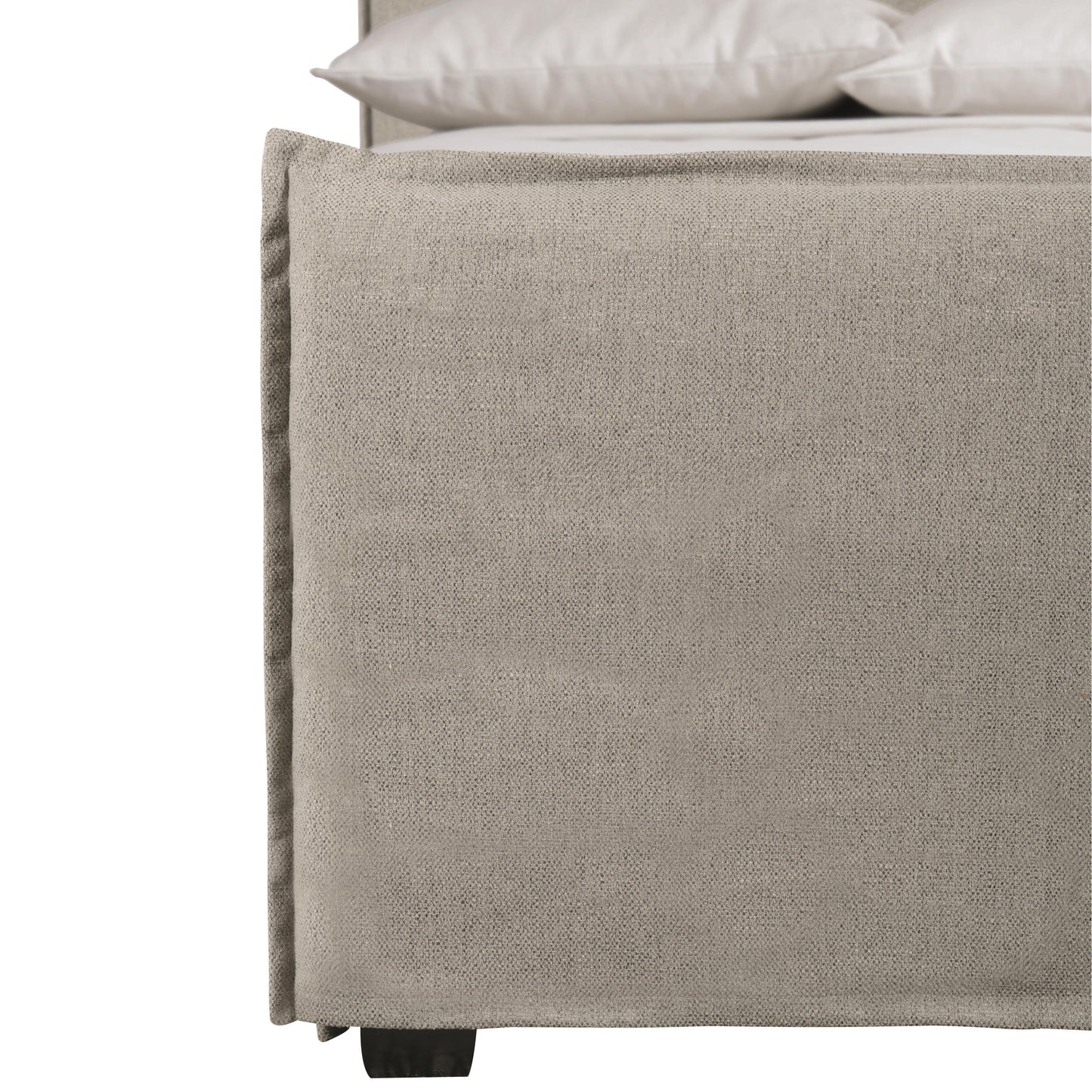 Luxury Gerston Fabric Panel Bed Modern Italian Style for Villa