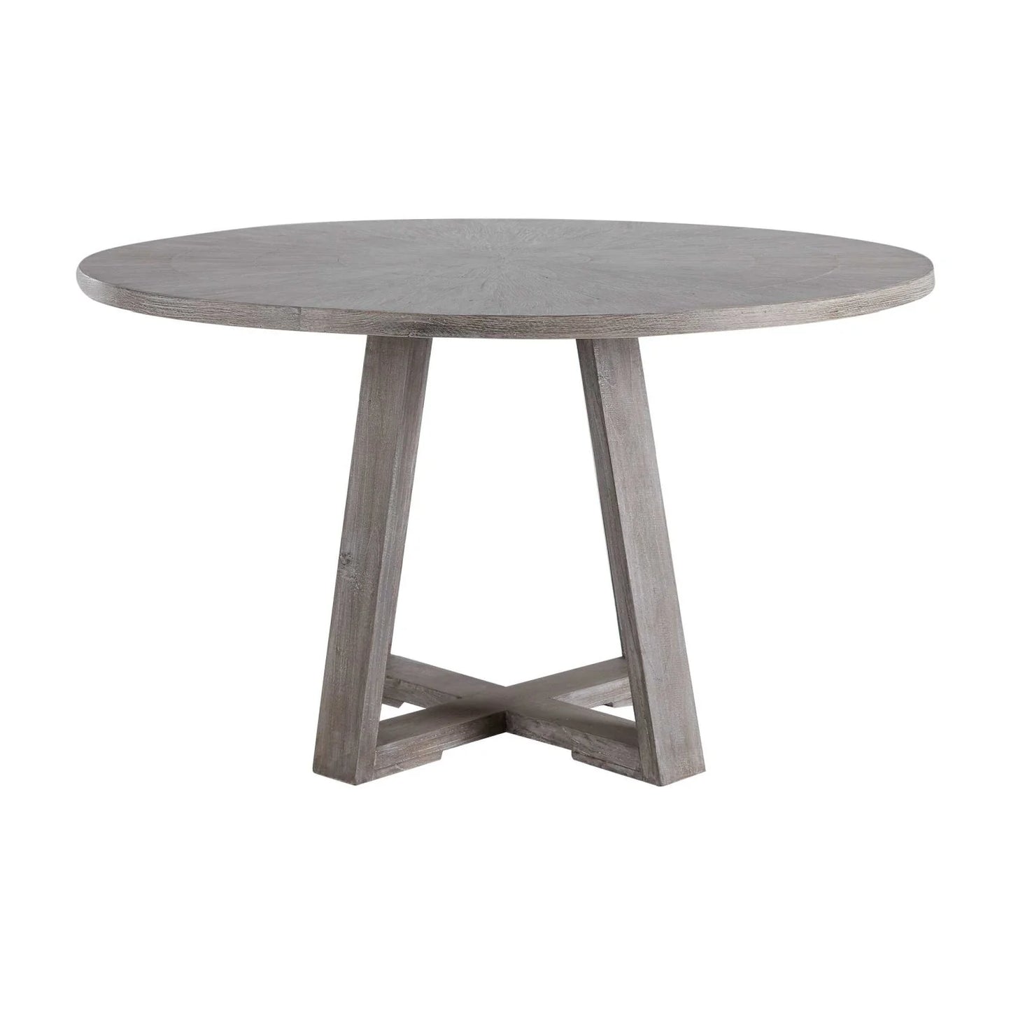 Luxury Gidran Gray Oak Round Dining Table Modern Italian Style for Villa