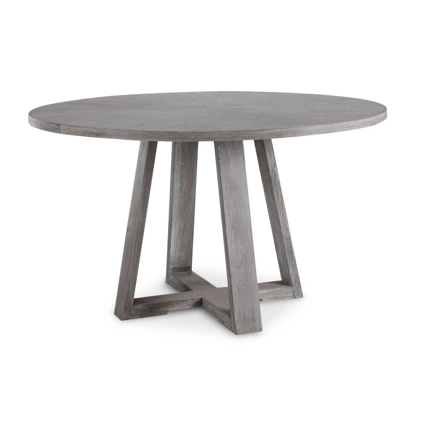 Luxury Gidran Gray Oak Round Dining Table Modern Italian Style for Villa
