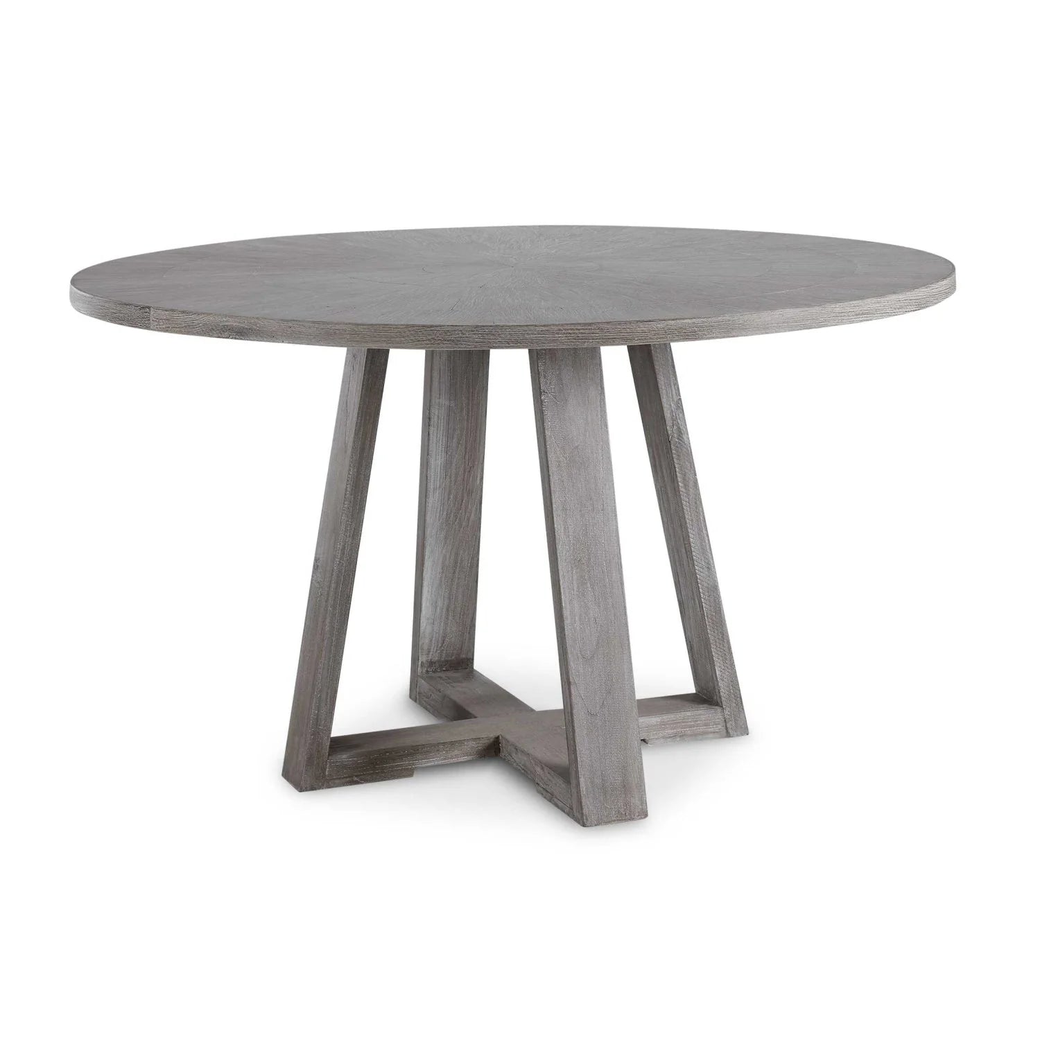 Luxury Gidran Gray Oak Round Dining Table Modern Italian Style for Villa