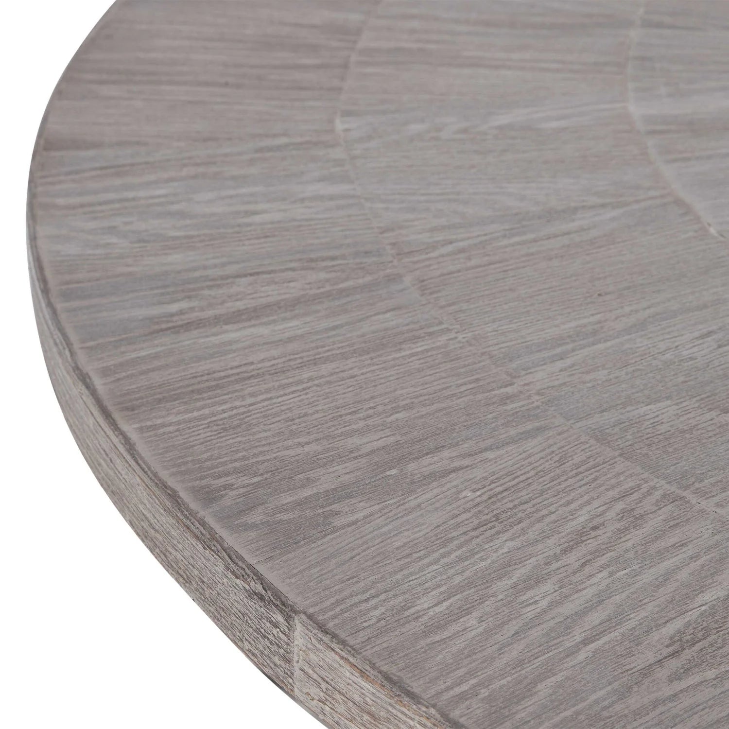 Luxury Gidran Gray Oak Round Dining Table Modern Italian Style for Villa