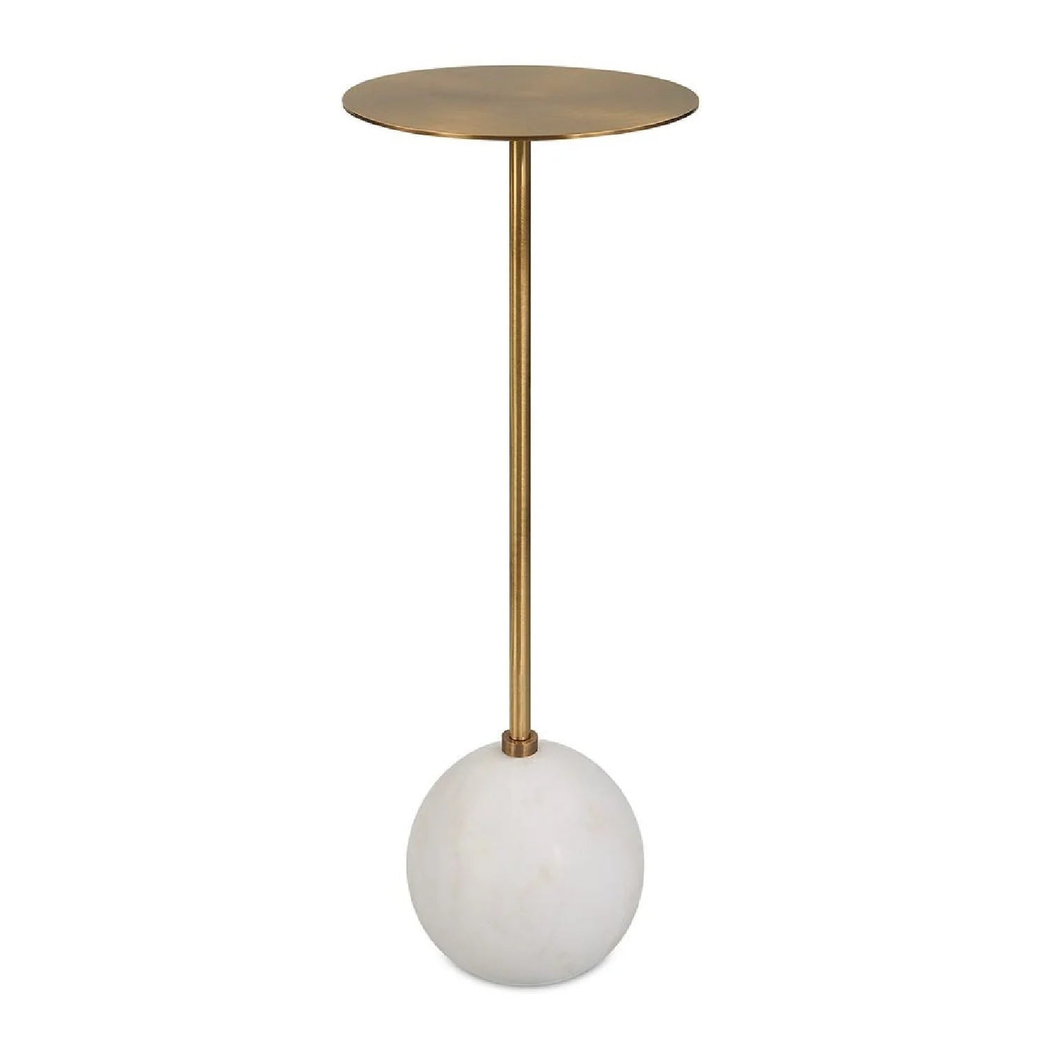 Luxury Gimlet Pedestal Drink Table Modern Italian Style for Villa
