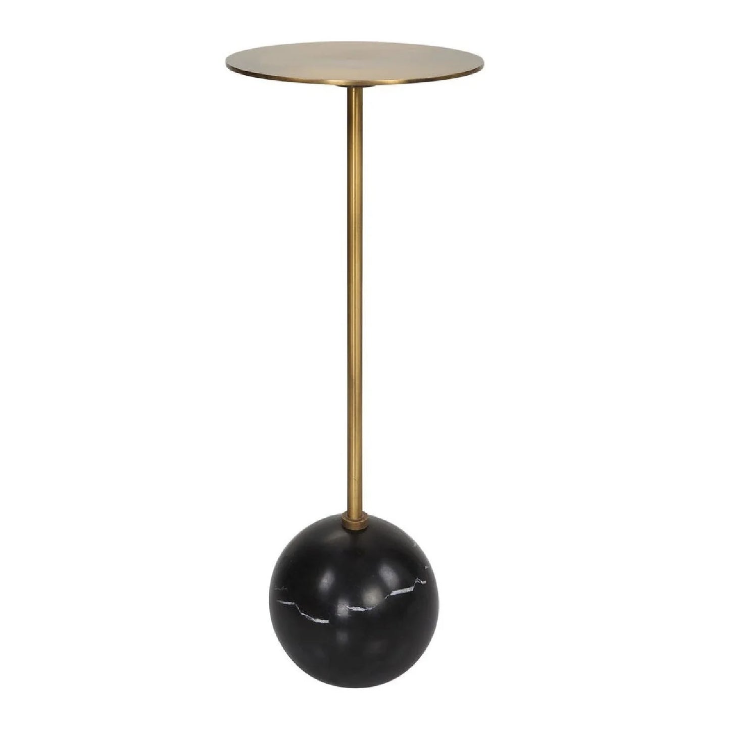 Luxury Gimlet Pedestal Drink Table Modern Italian Style for Villa