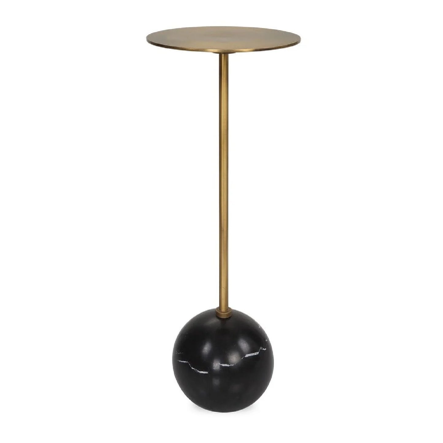 Luxury Gimlet Pedestal Drink Table Modern Italian Style for Villa