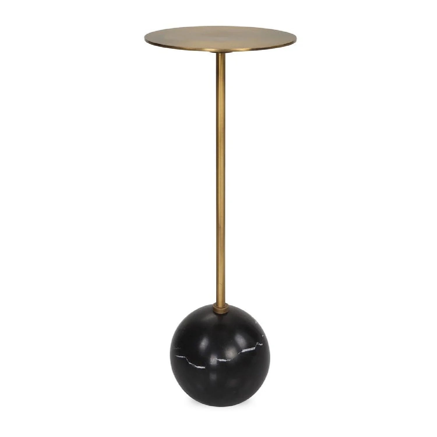 Luxury Gimlet Pedestal Drink Table Modern Italian Style for Villa