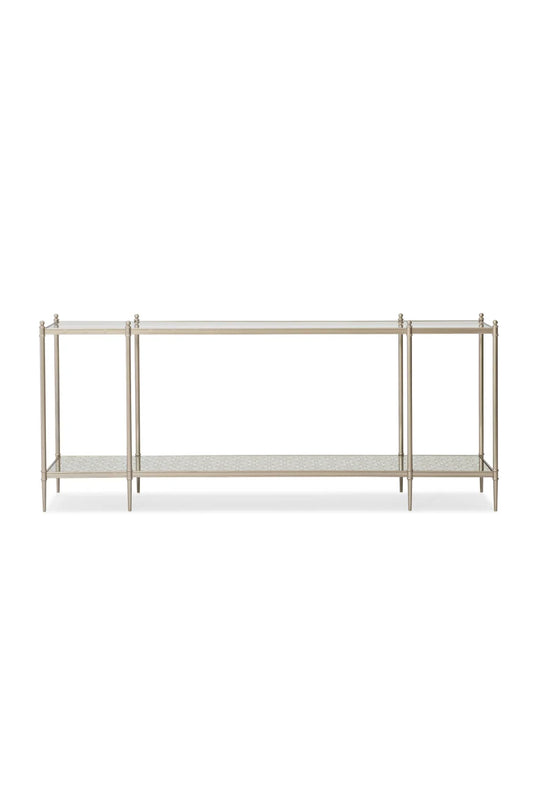 Luxury Glass Modern Console Table Modern Italian Style for Villa