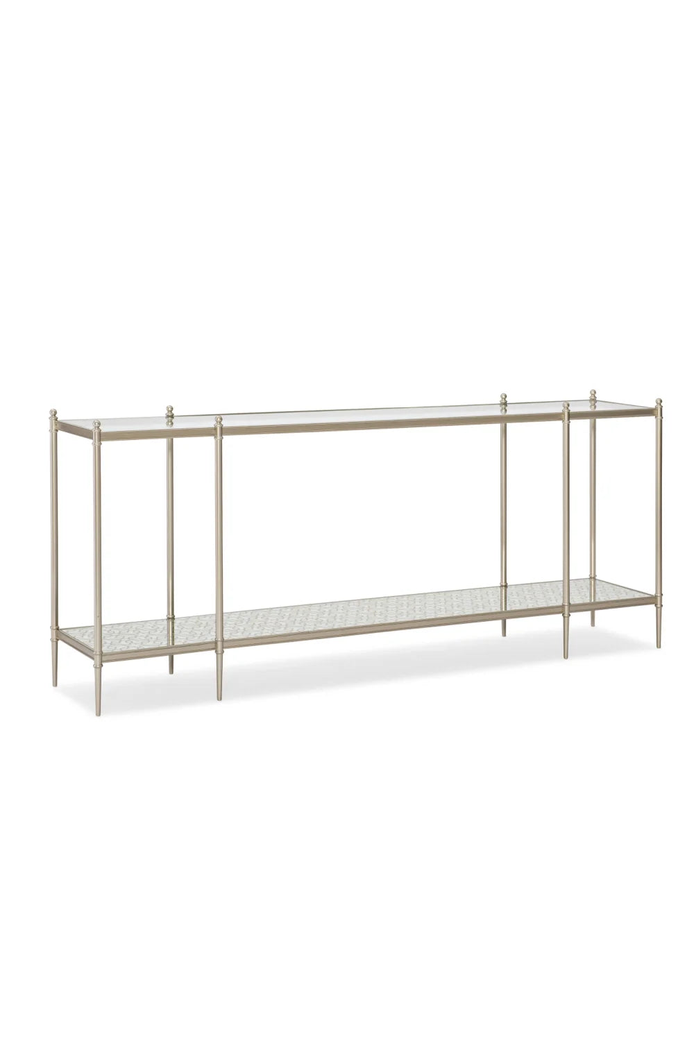 Luxury Glass Modern Console Table Modern Italian Style for Villa