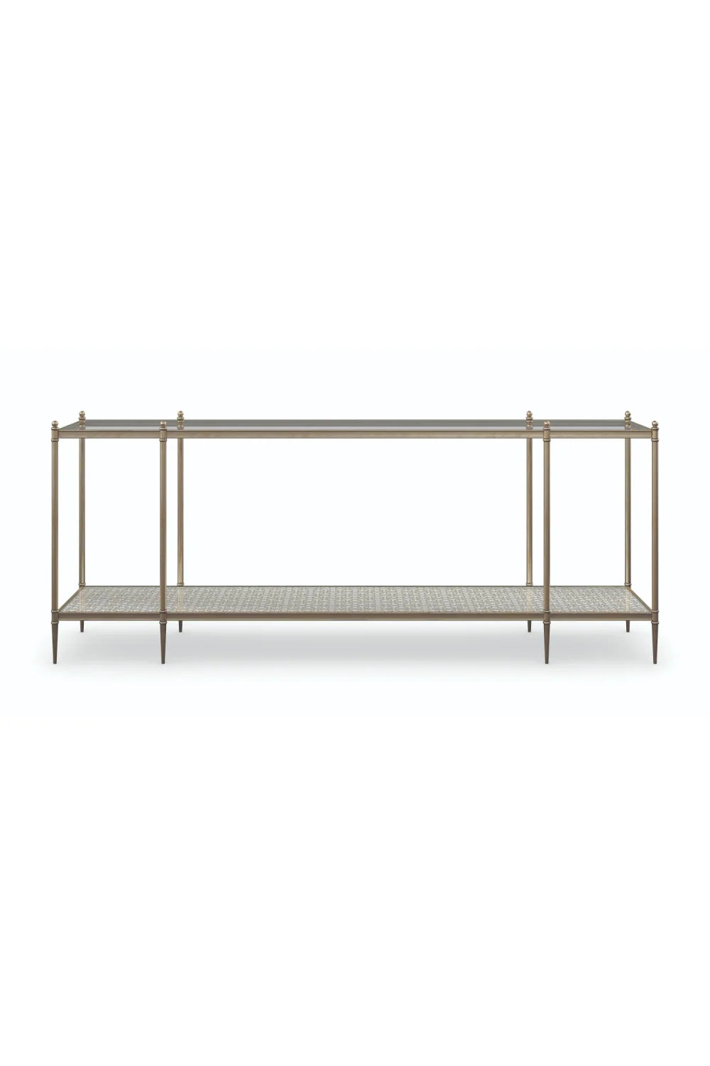 Luxury Glass Modern Console Table Modern Italian Style for Villa