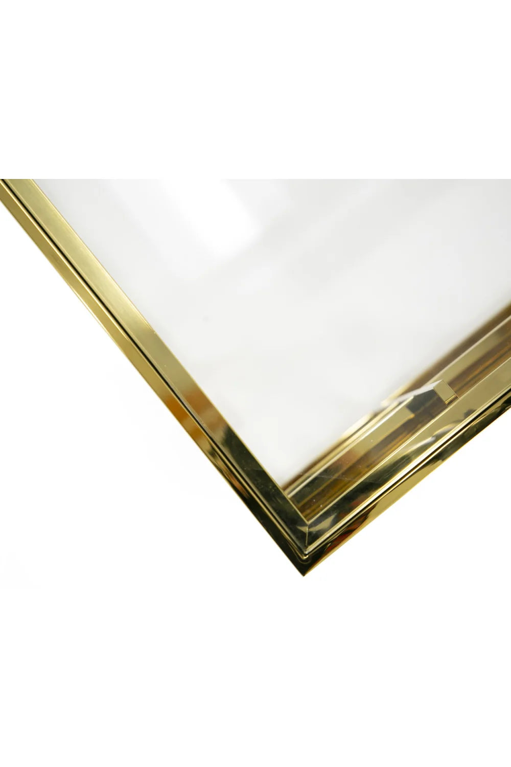 Luxury Glass Square Coffee Table Modern Italian Style for Villa