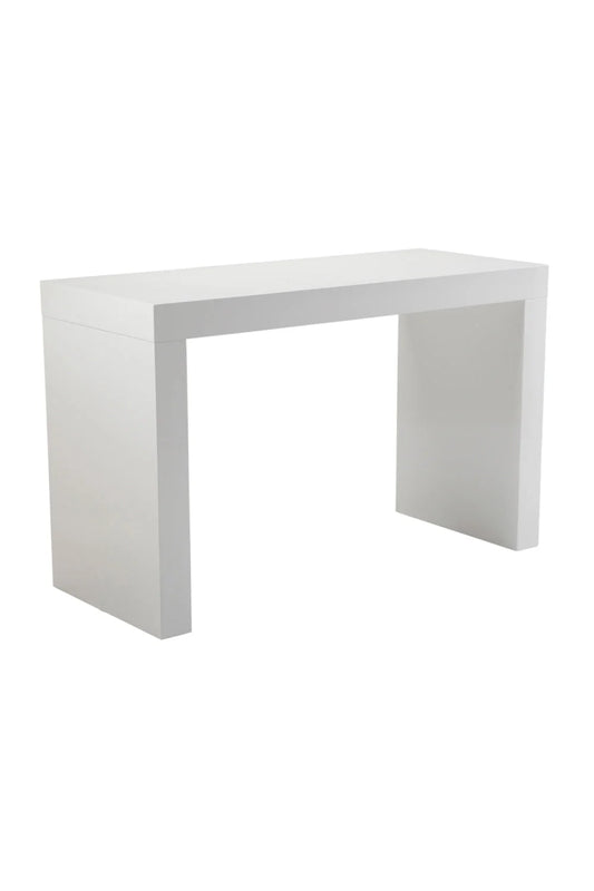 Luxury Gloss White Counter Table Modern Italian Style for Villa