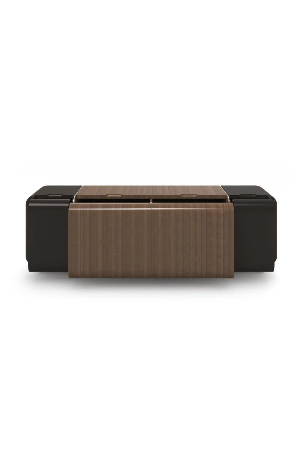 Luxury Glossy 4-Drawer Media Unit Modern Italian Style for Villa