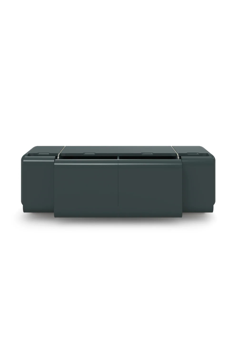 Luxury Glossy 4-Drawer Media Unit Modern Italian Style for Villa