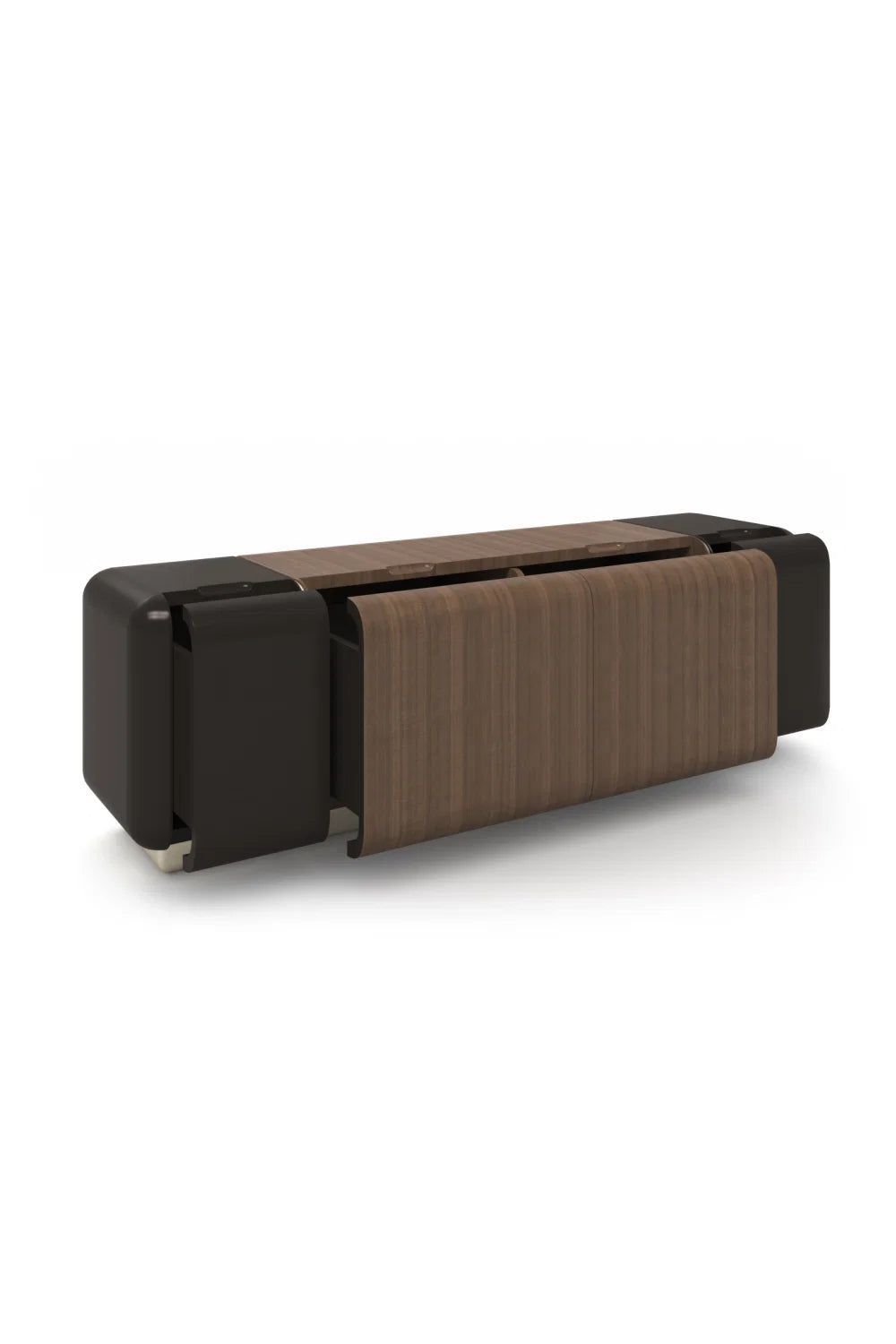 Luxury Glossy 4-Drawer Media Unit Modern Italian Style for Villa
