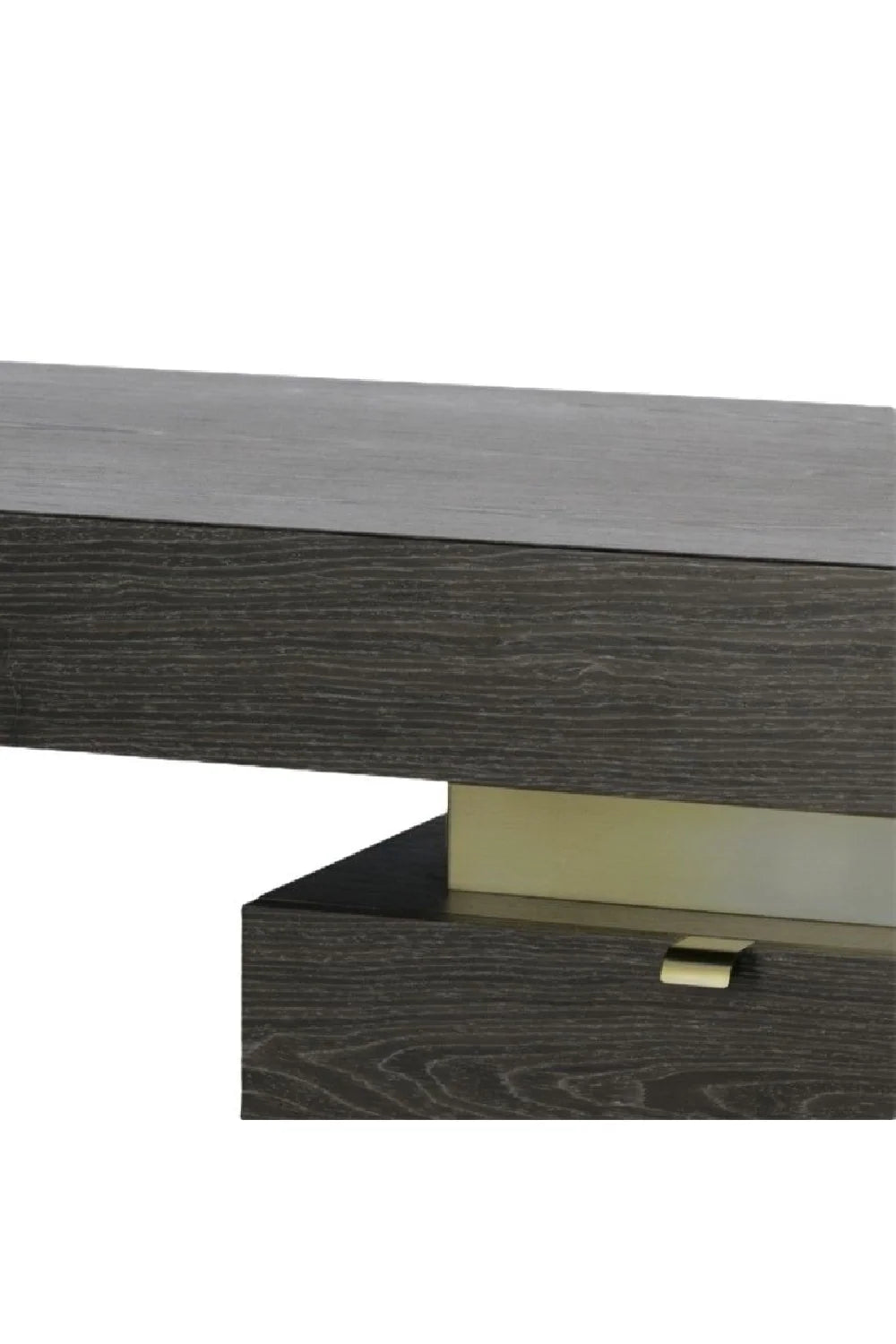 Luxury Glossy 4-Drawer Modern Desk European Style for Villa